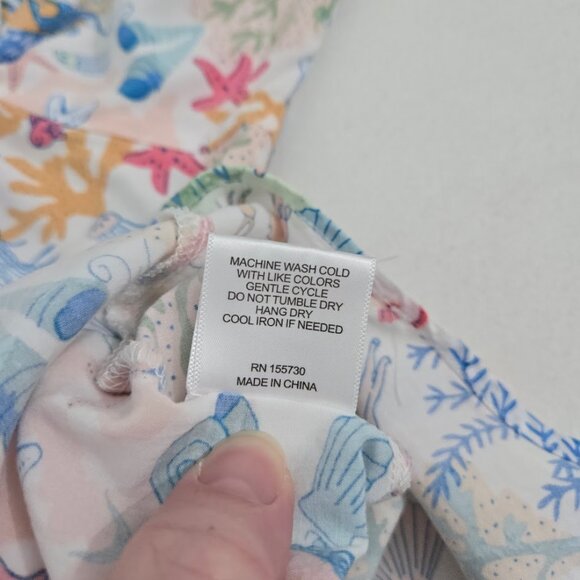 Jane and Delancey Womens Beach Button Up Top Sz 1X Travel Nautical Island Cruise - Picture 10 of 11